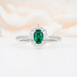 ML07068 Emerald Ring - Additional view
