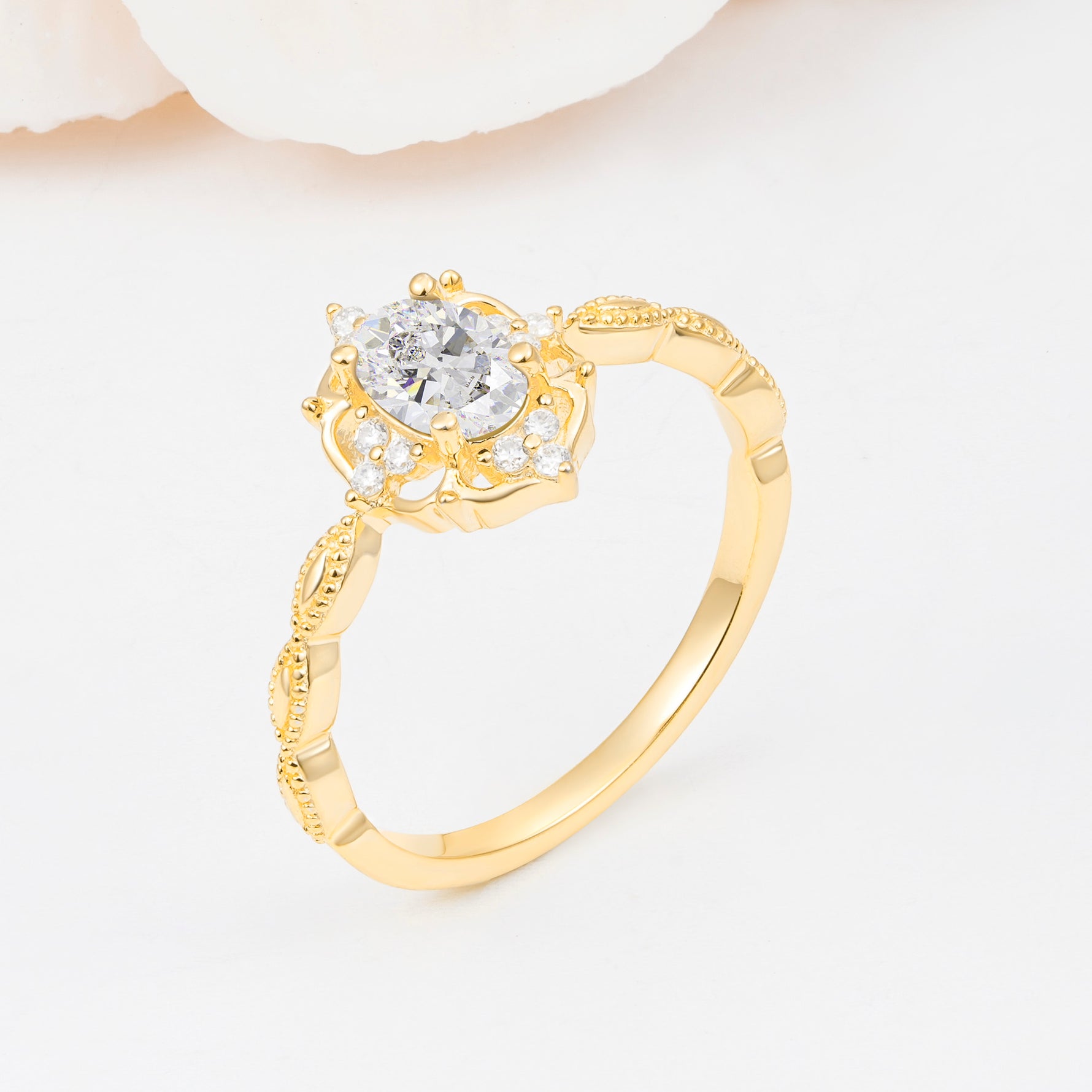 ML07068 Moissanite Ring - Additional view