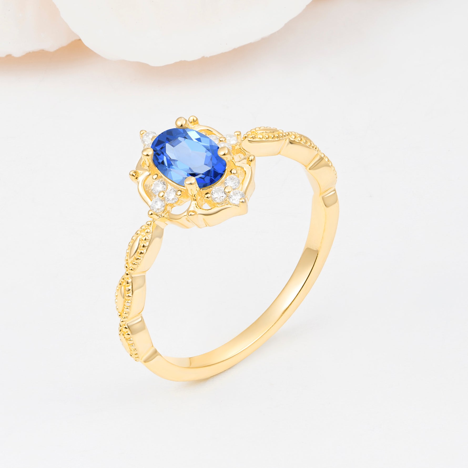 ML07068 Sapphire Ring - Additional view