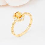 ML07068 Citrine Ring - Additional view