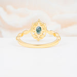 ML07068 Moss Agate Ring - Additional view