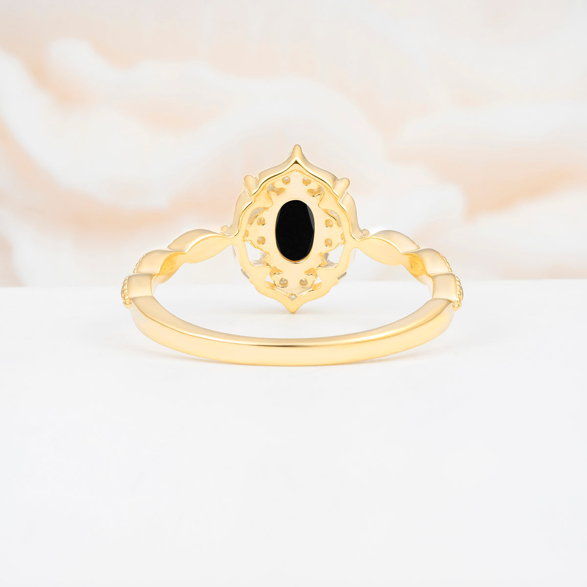 ML07068 Black Onyx Ring - Additional view