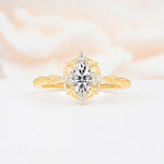 ML07068 Lab Diamond Ring - Yellow-Gold