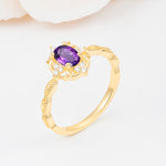 ML07068 Amethyst Ring - Additional view