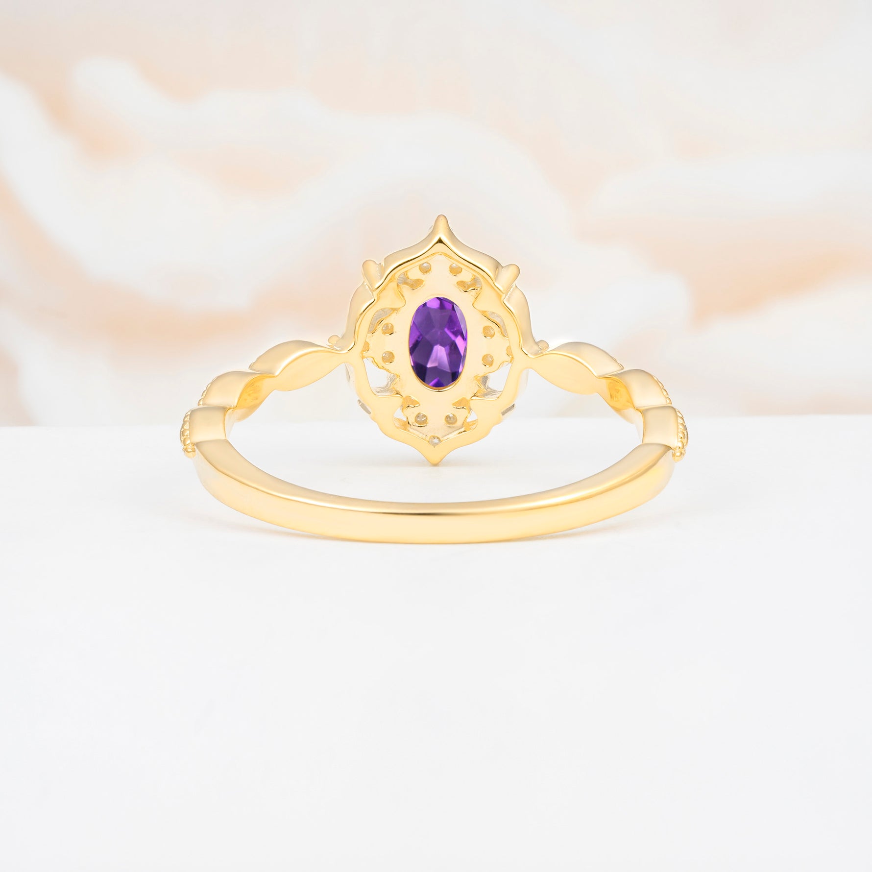 ML07068 Amethyst Ring - Additional view