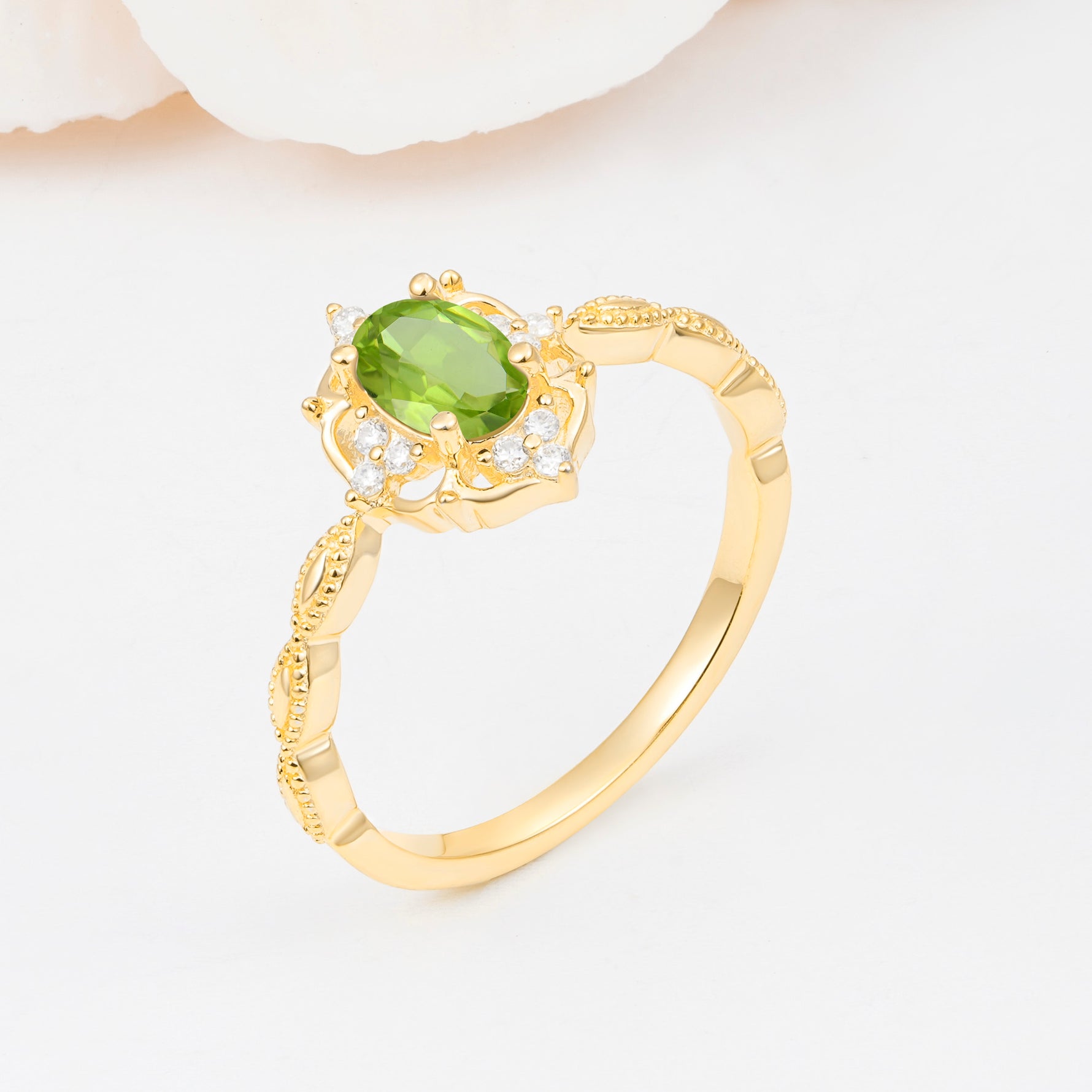 ML07068 Peridot Ring - Additional view