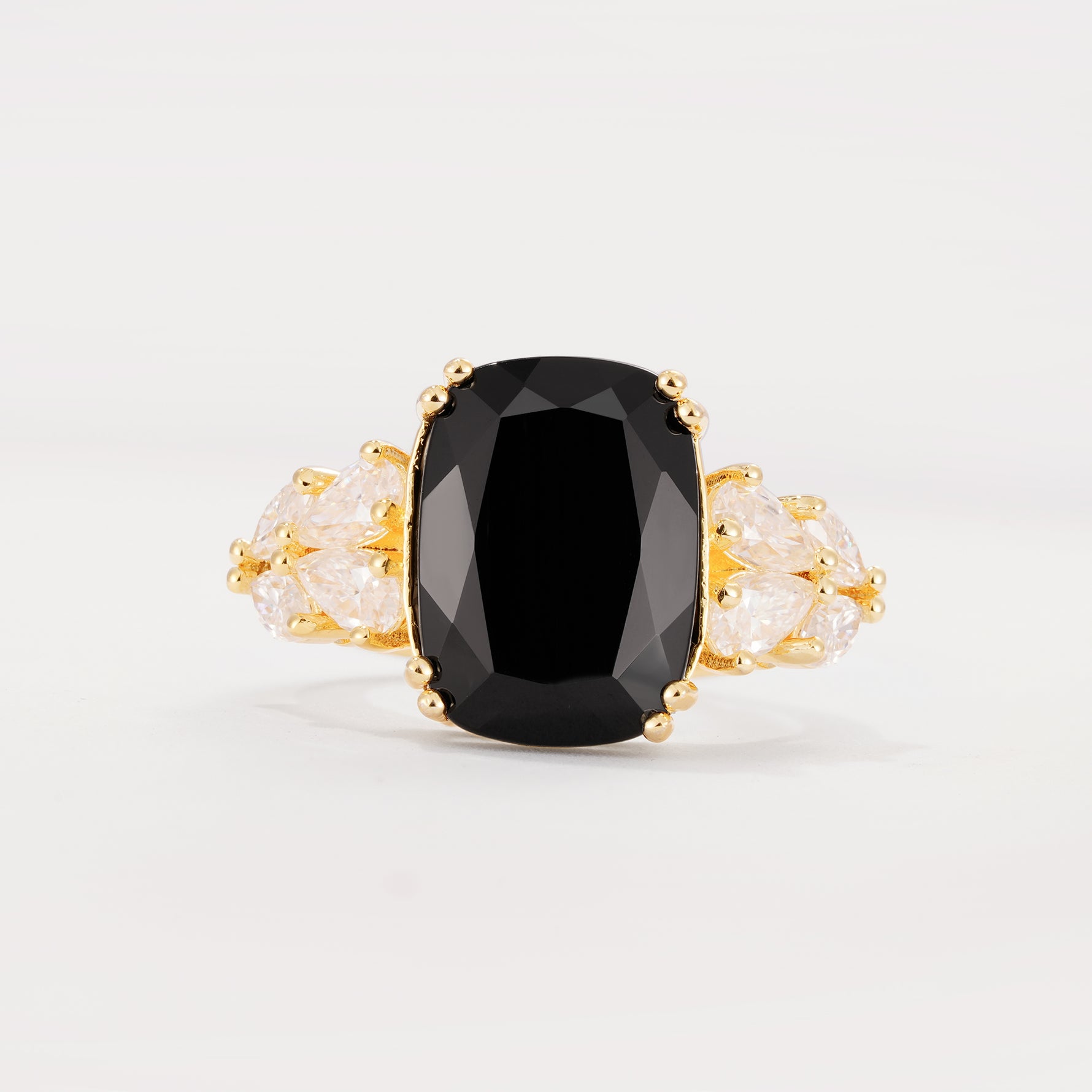 SR06627 Black Onyx Ring - Additional view