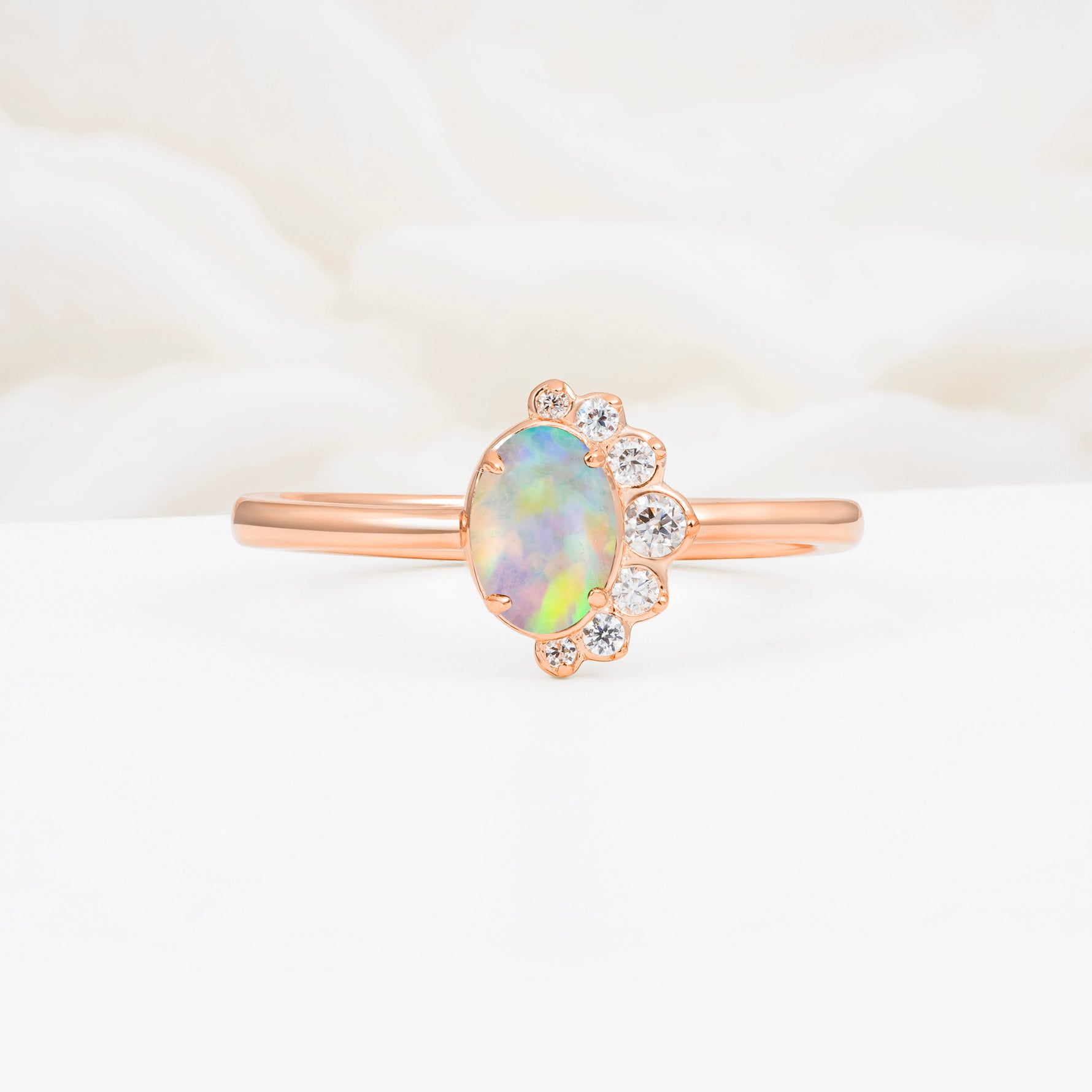 SR06718 Fire Opal Ring - Additional view