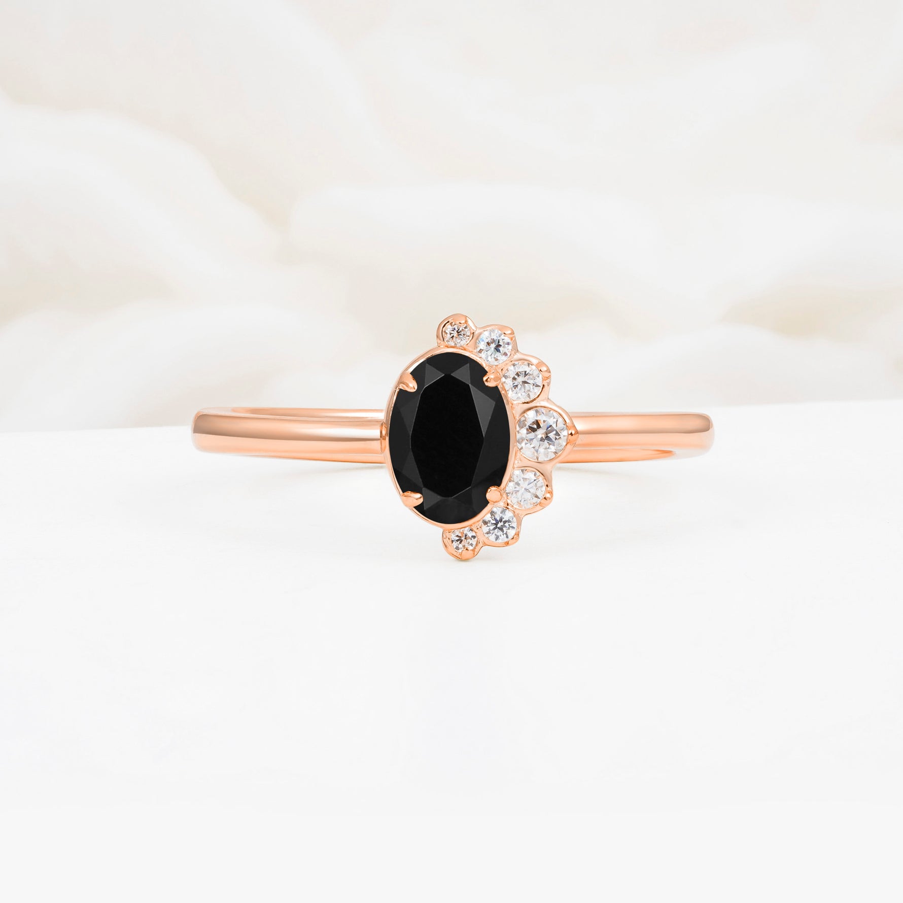 SR06718 Black Onyx Ring - Additional view