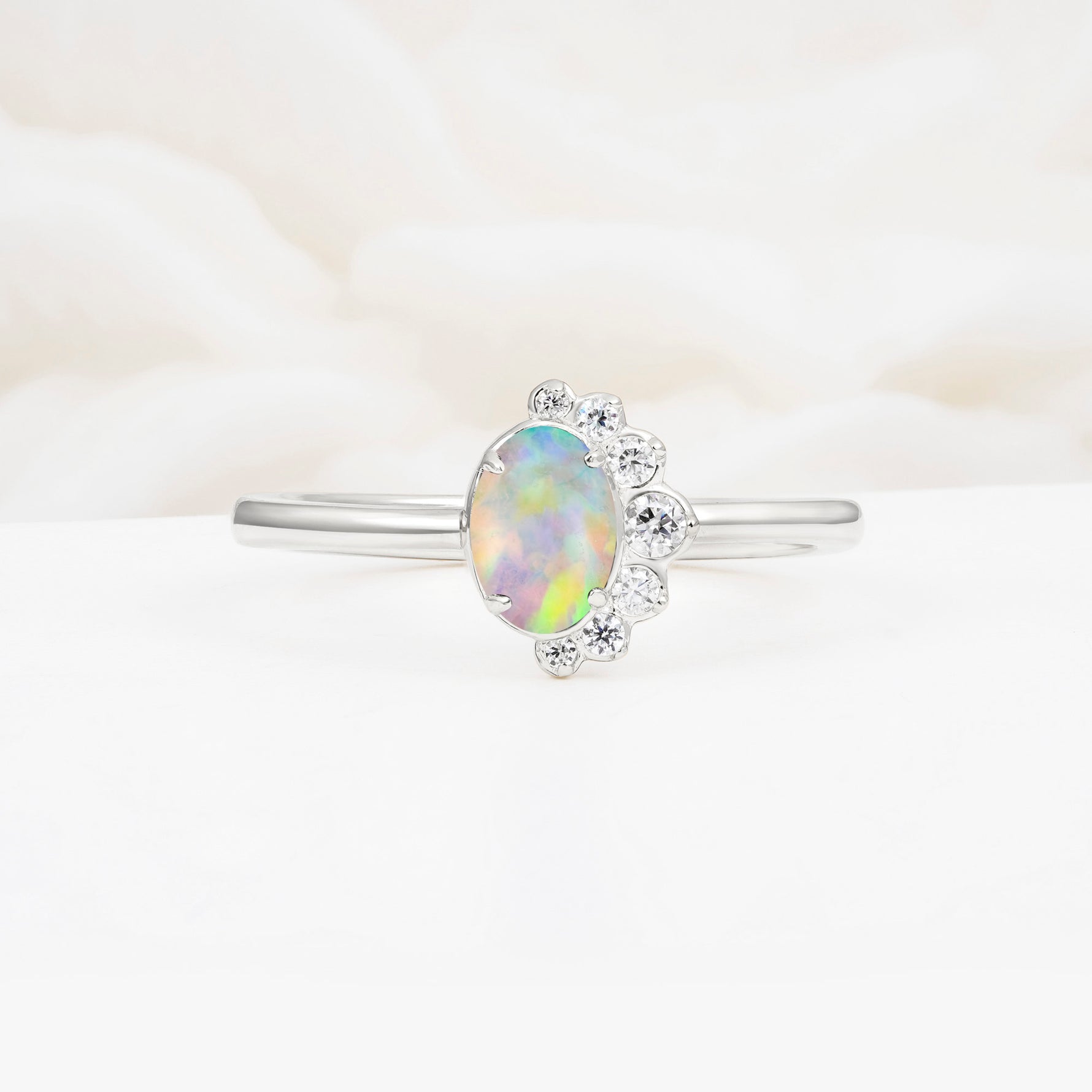 SR06718 Fire Opal Ring - Additional view