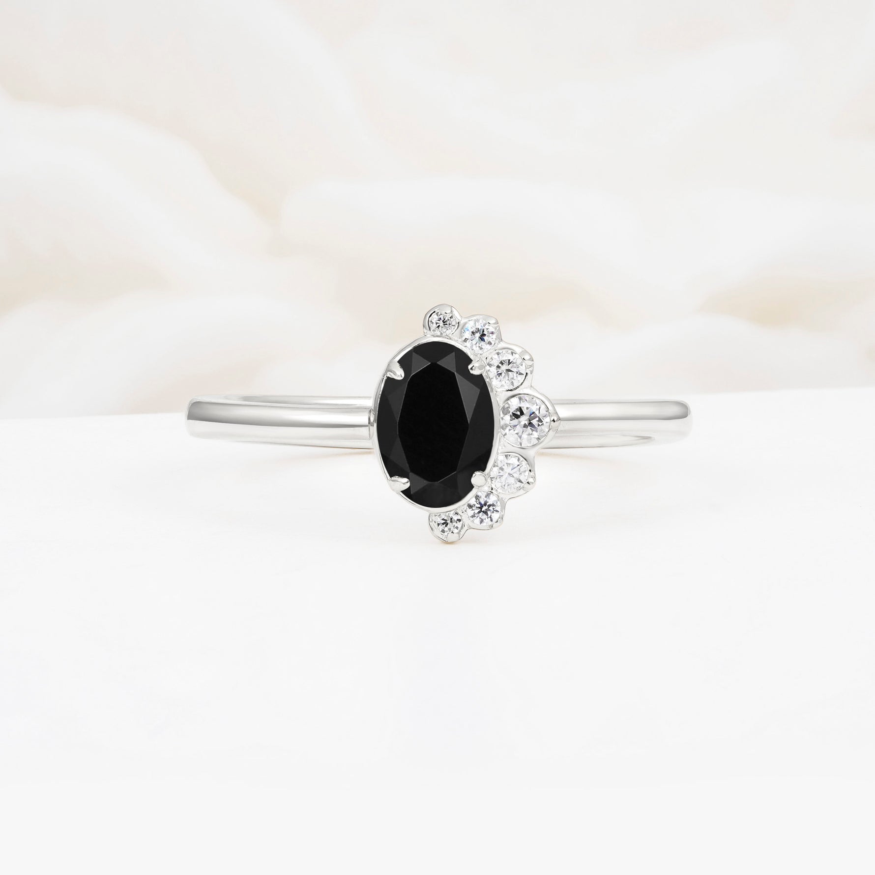 SR06718 Black Onyx Ring - Additional view