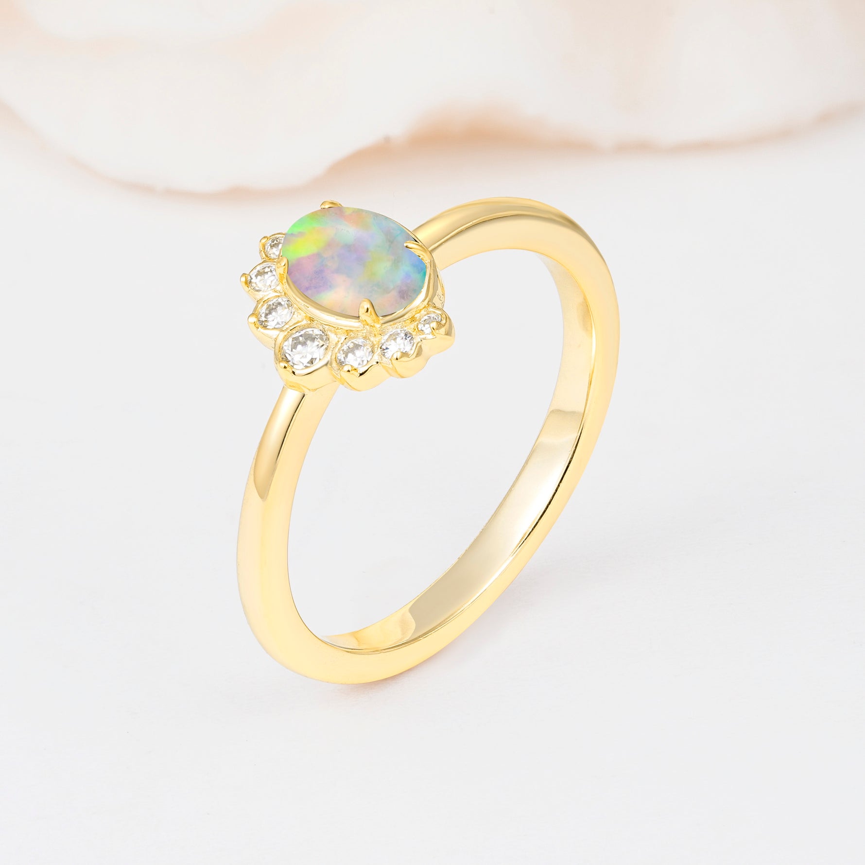 SR06718 Fire Opal Ring - Additional view