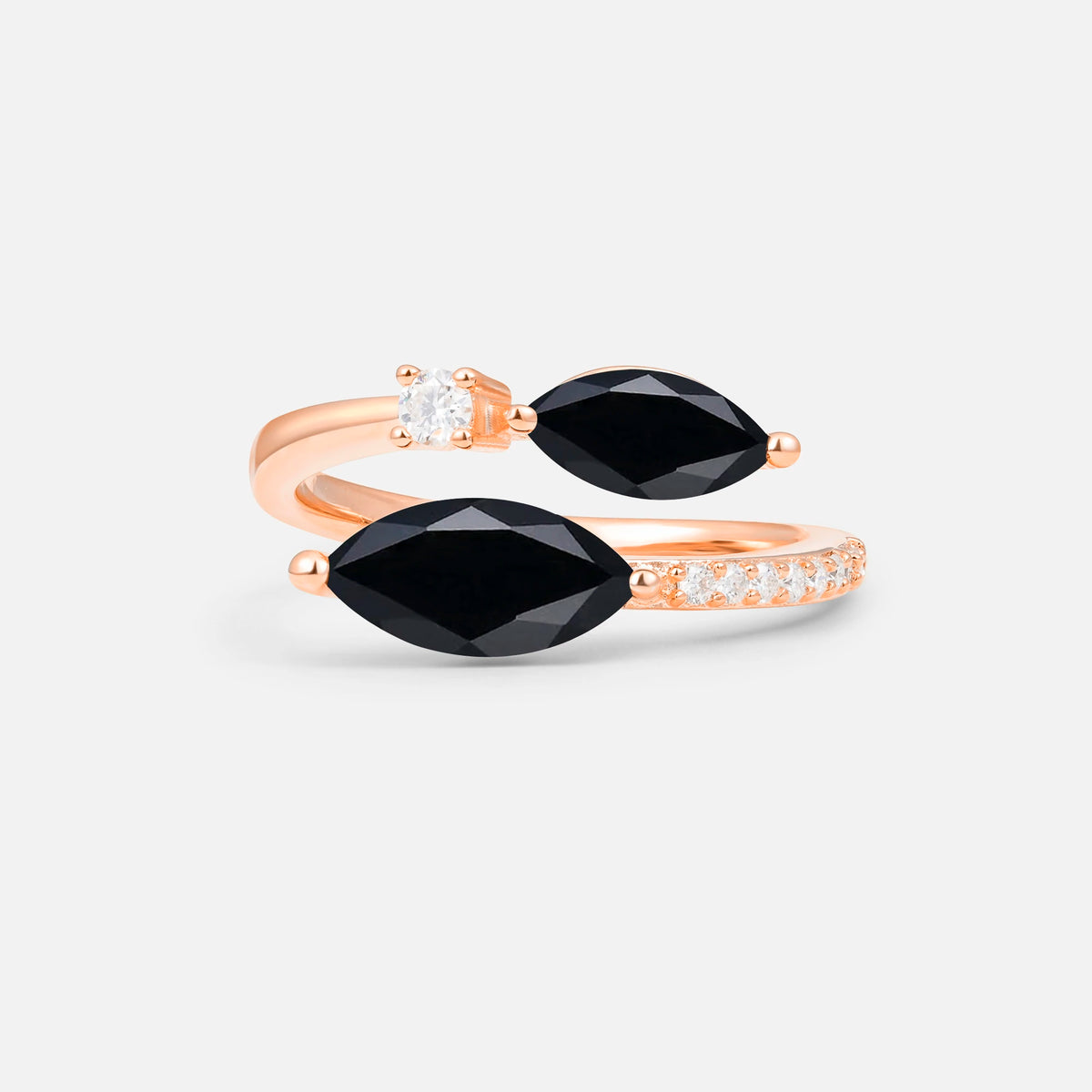 SR06737 Black Onyx Ring - Additional view