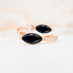 SR06737 Black Onyx Ring - Additional view
