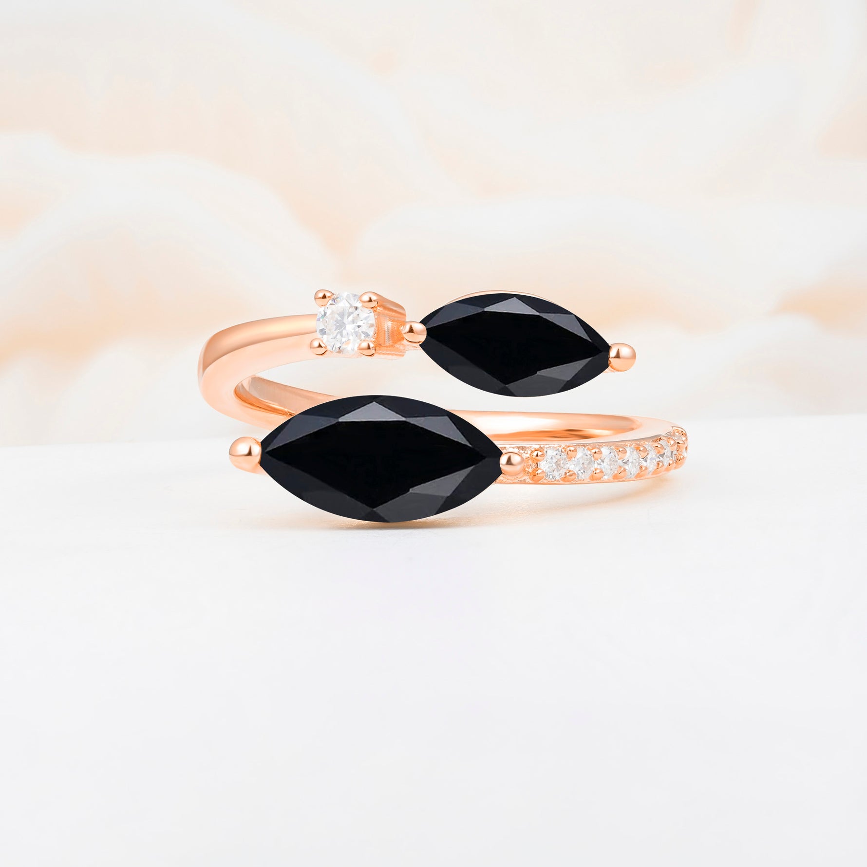 SR06737 Black Onyx Ring - Additional view