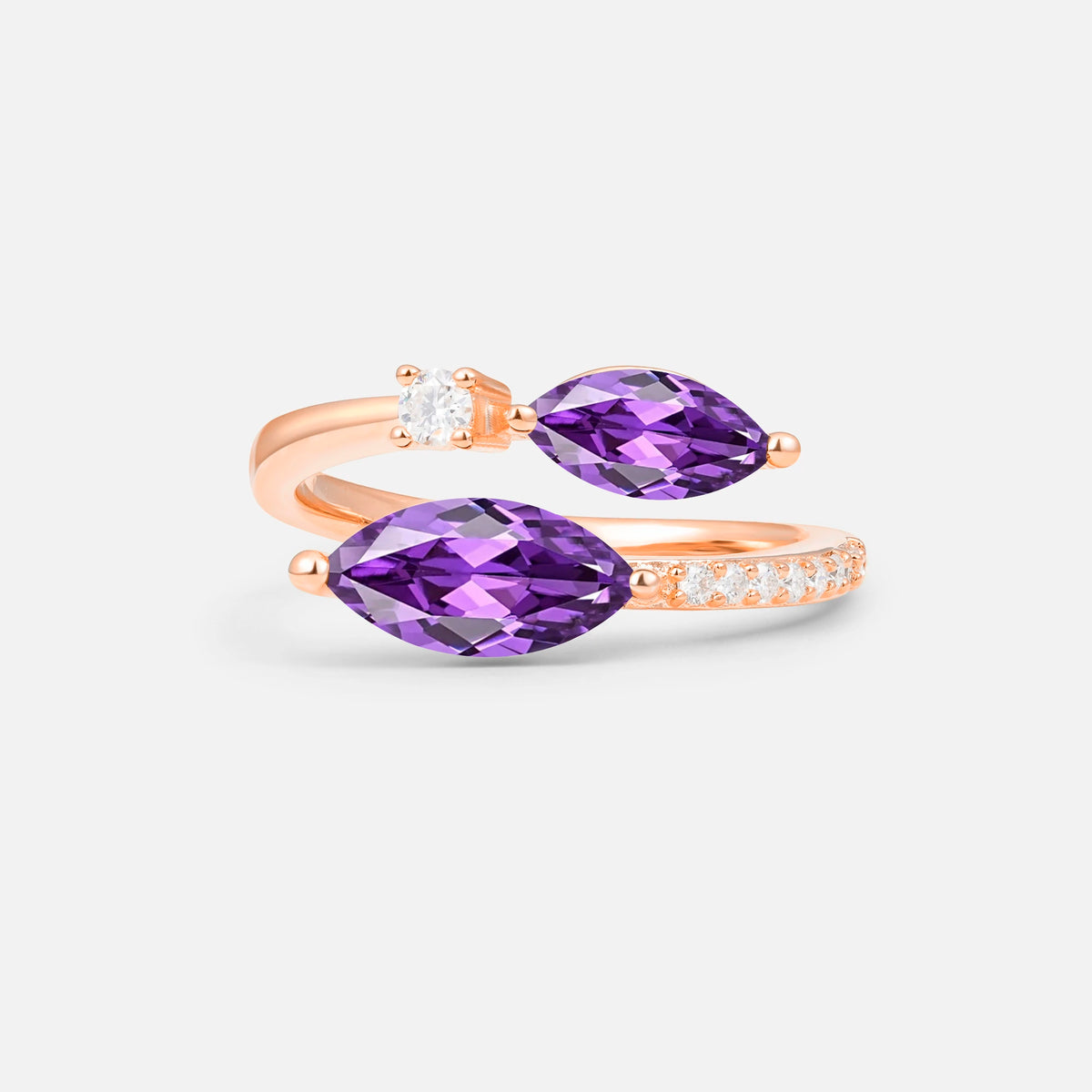 SR06737 Amethyst Ring - Additional view