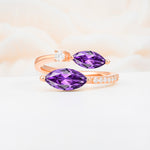 SR06737 Amethyst Ring - Additional view