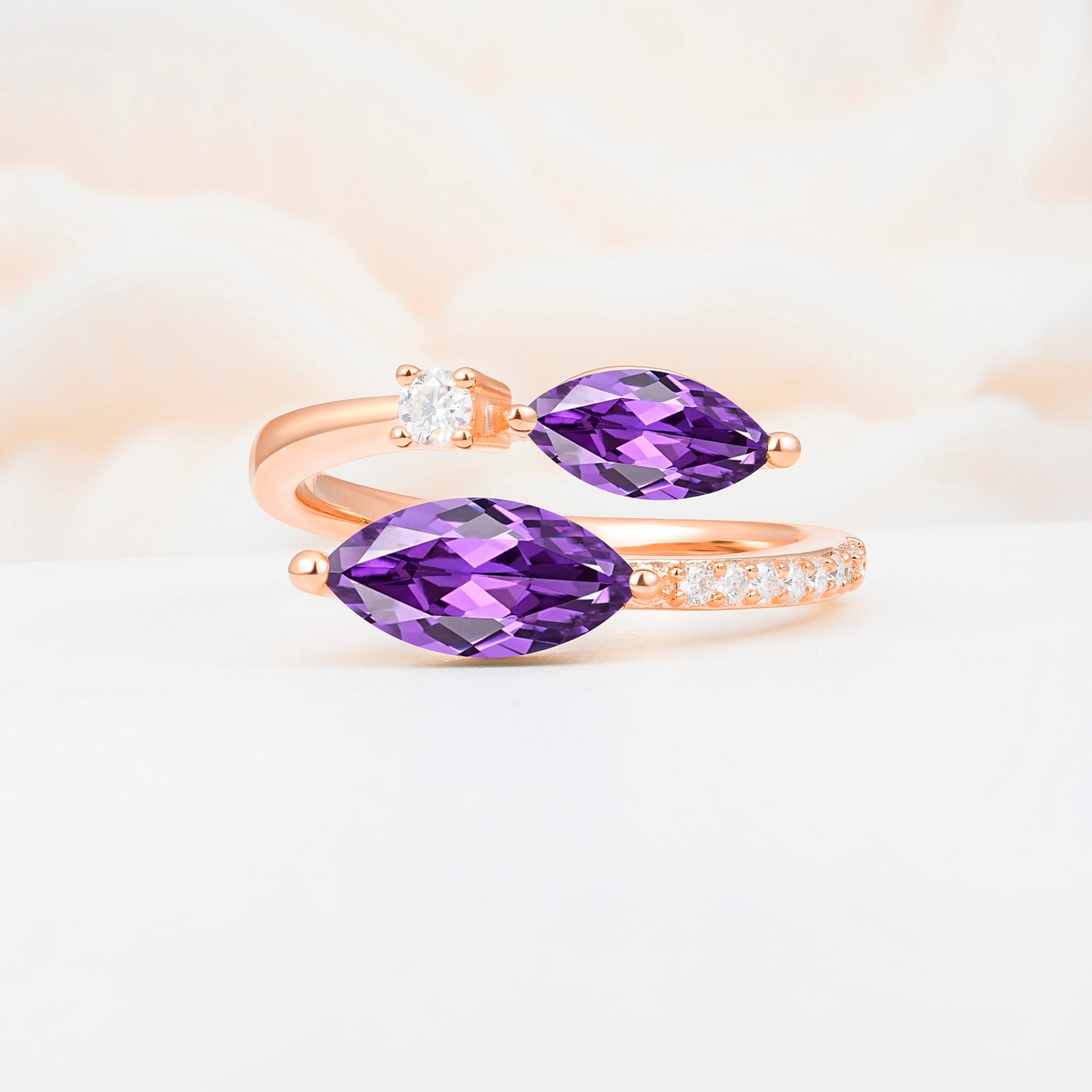 SR06737 Amethyst Ring - Additional view