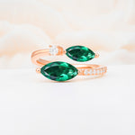SR06737 Emerald Ring - Additional view