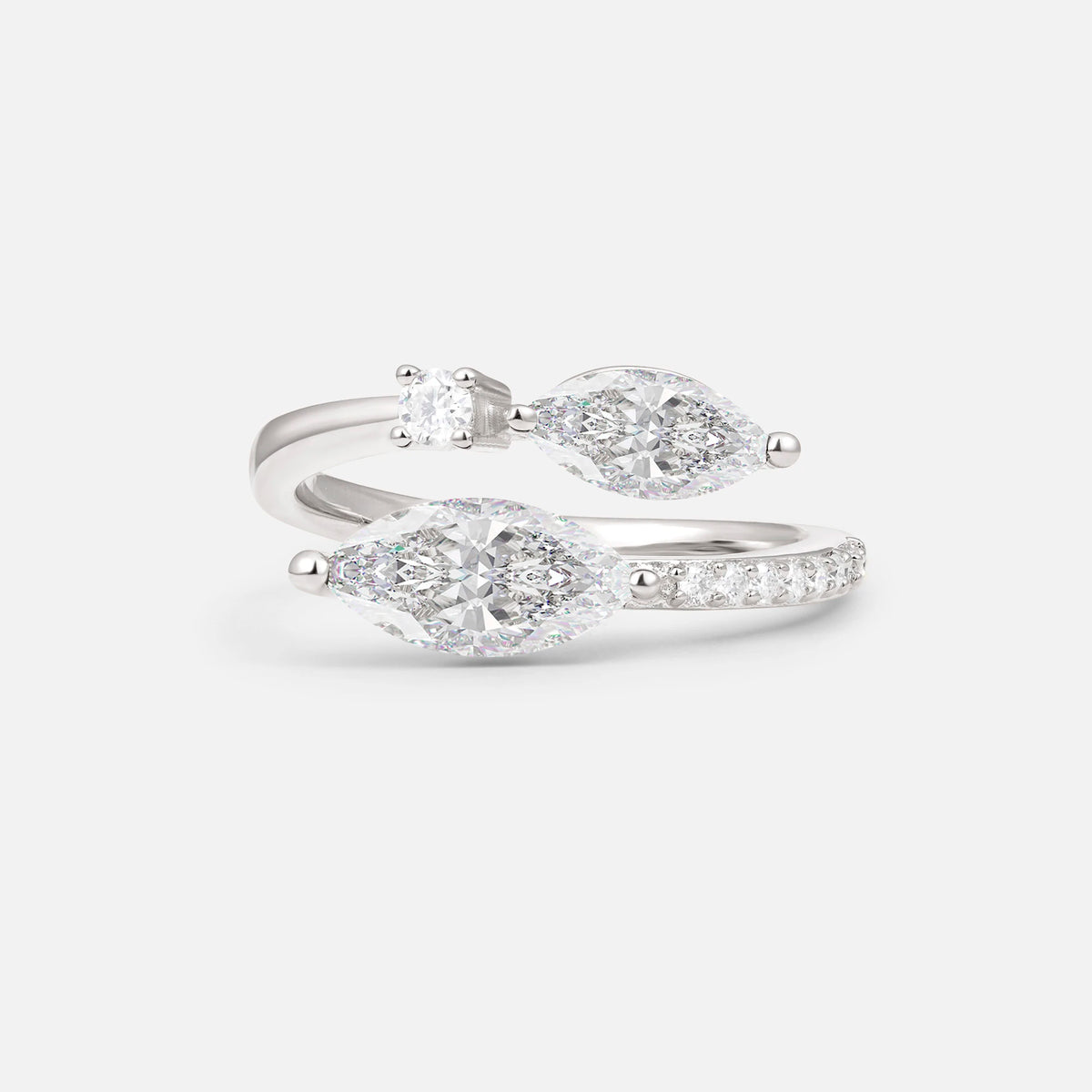 SR06737 Moissanite Ring - Additional view