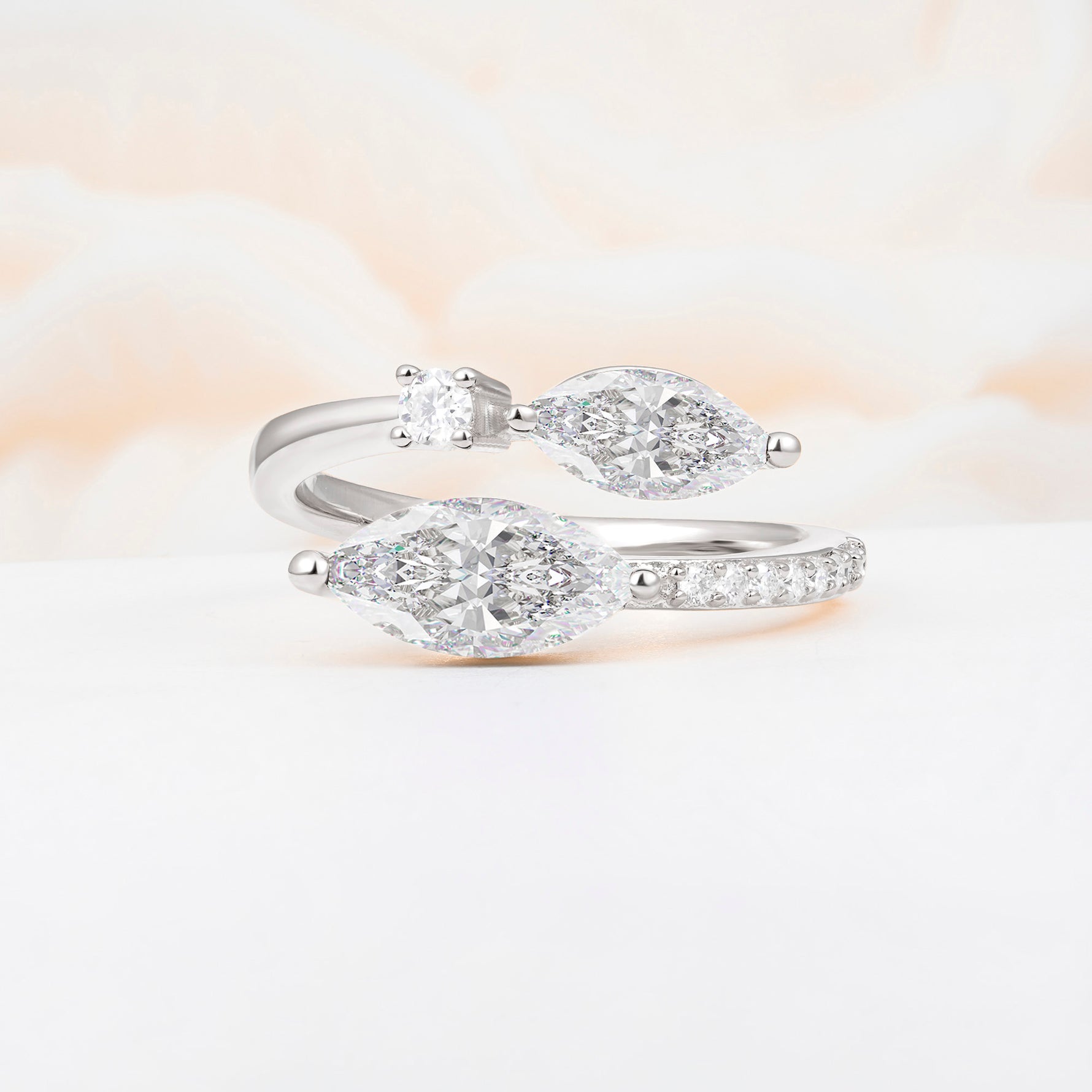 SR06737 Moissanite Ring - Additional view