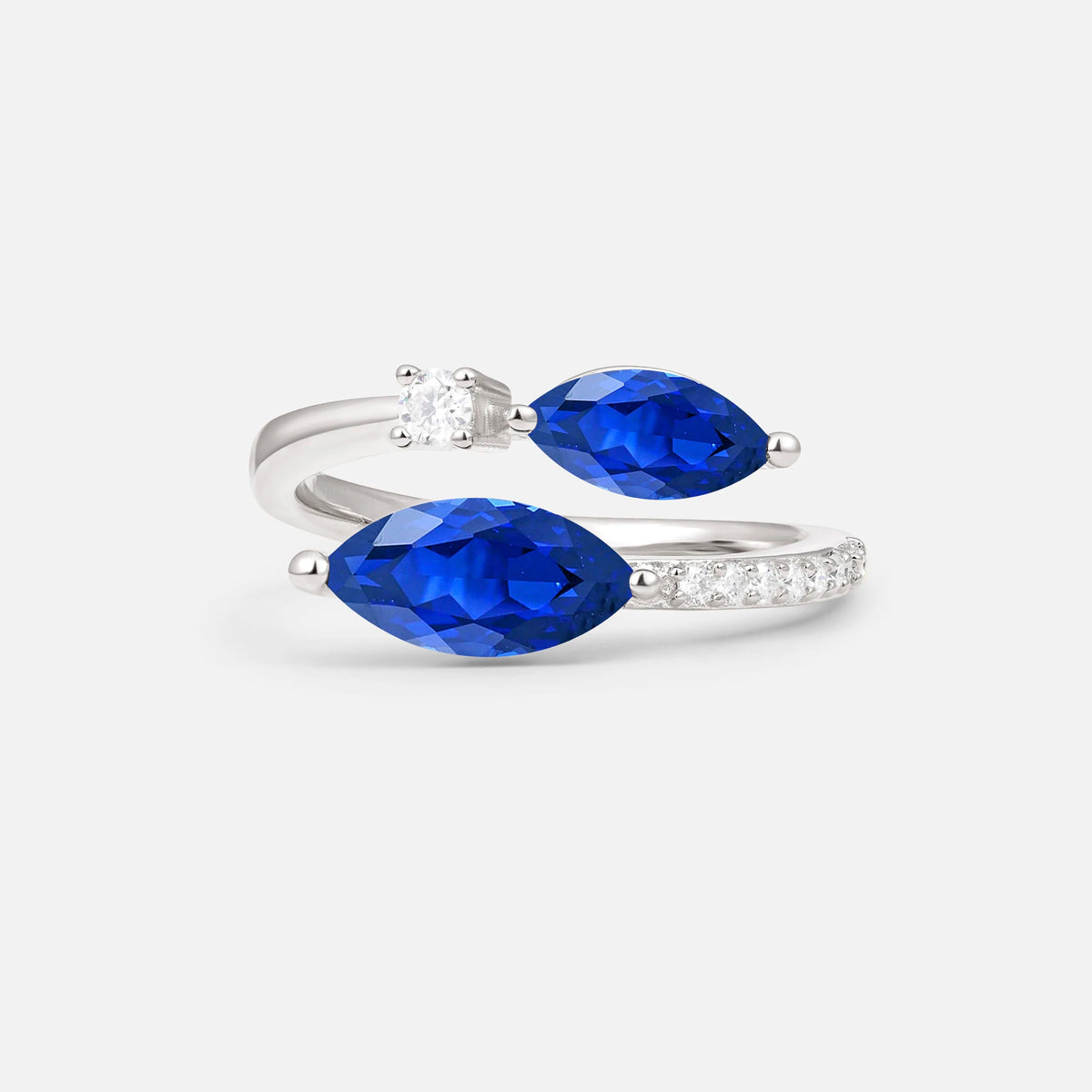 SR06737 Sapphire Ring - Additional view