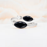 SR06737 Black Onyx Ring - Additional view