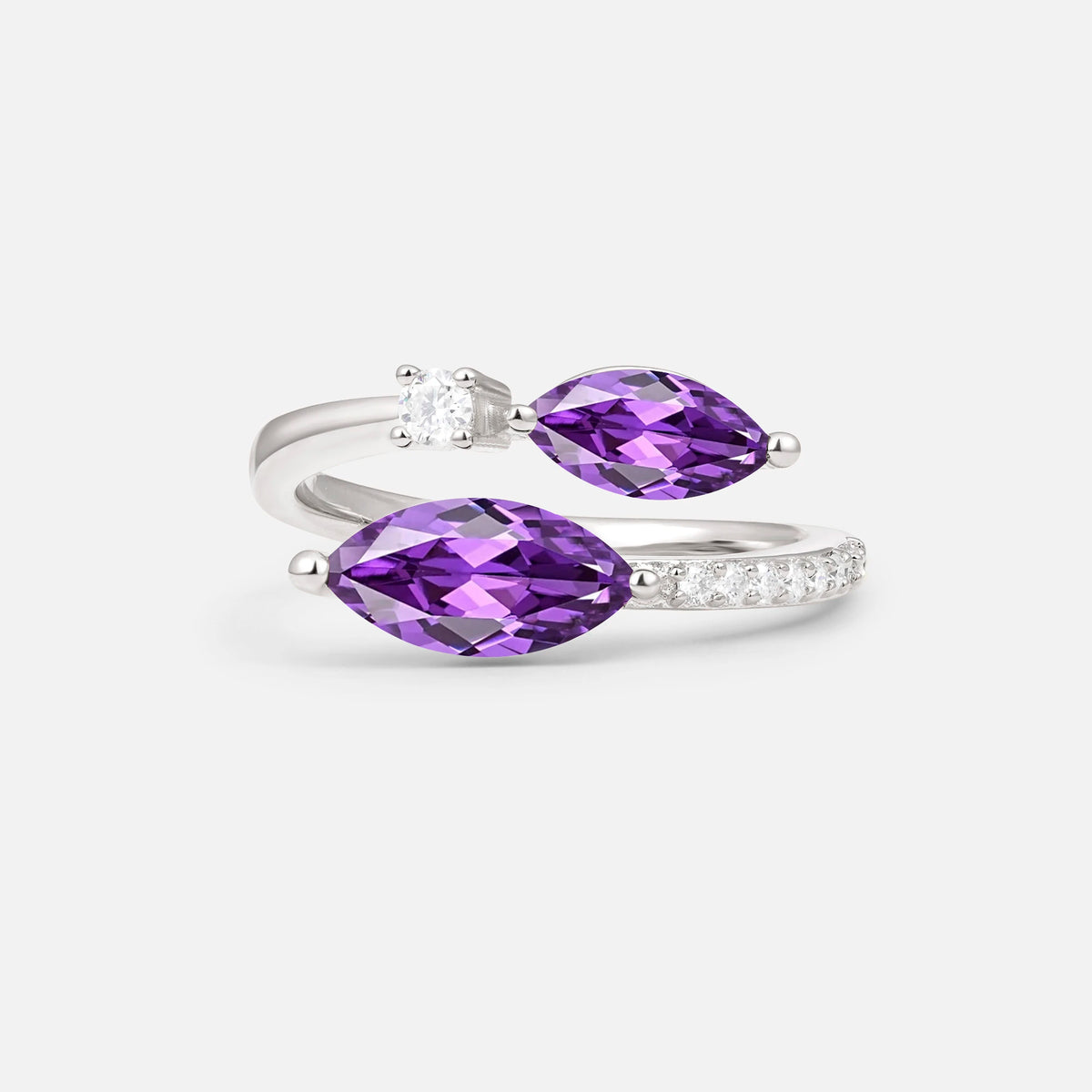 SR06737 Amethyst Ring - Additional view