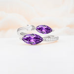 SR06737 Amethyst Ring - Additional view