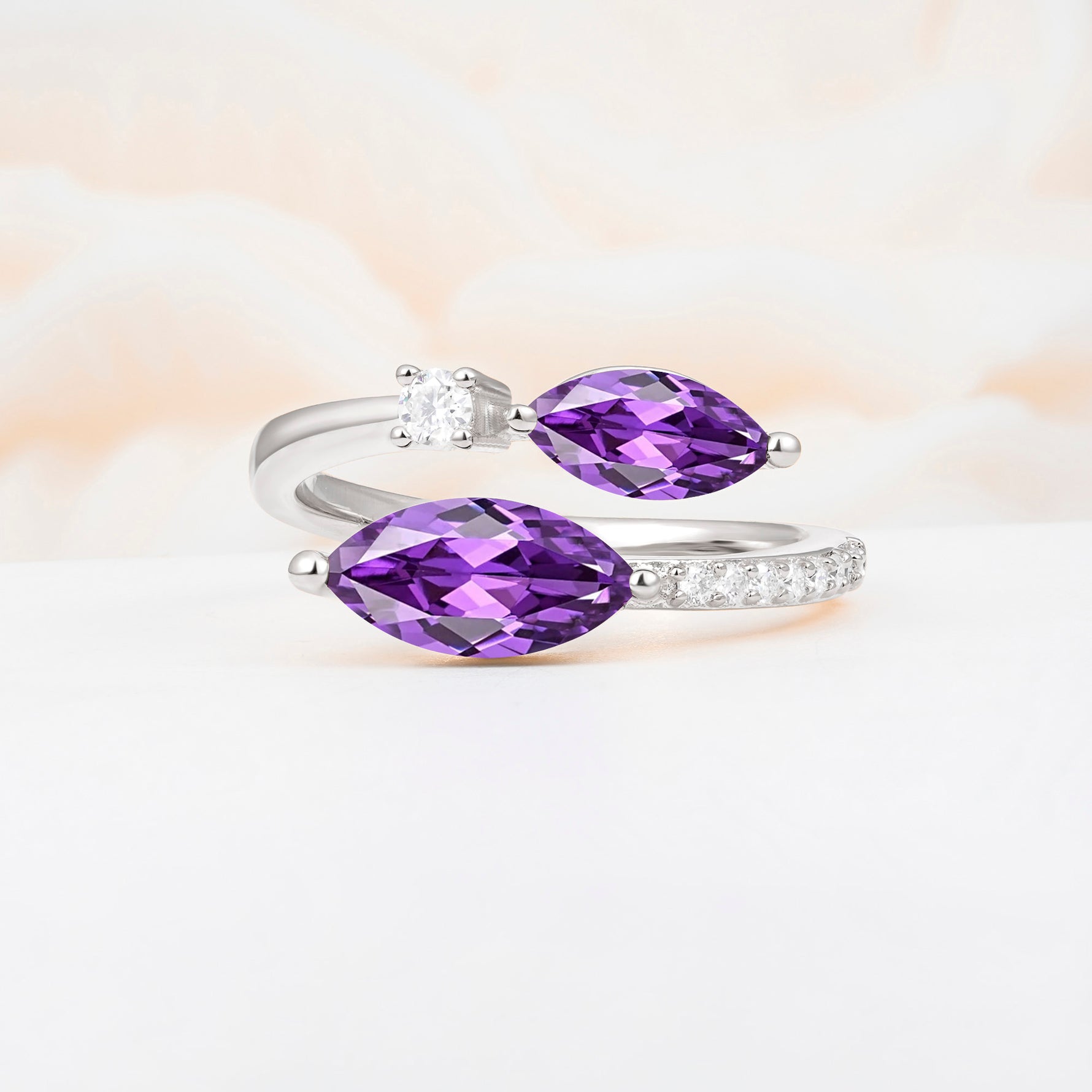 SR06737 Amethyst Ring - Additional view