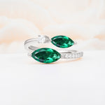 SR06737 Emerald Ring - Additional view