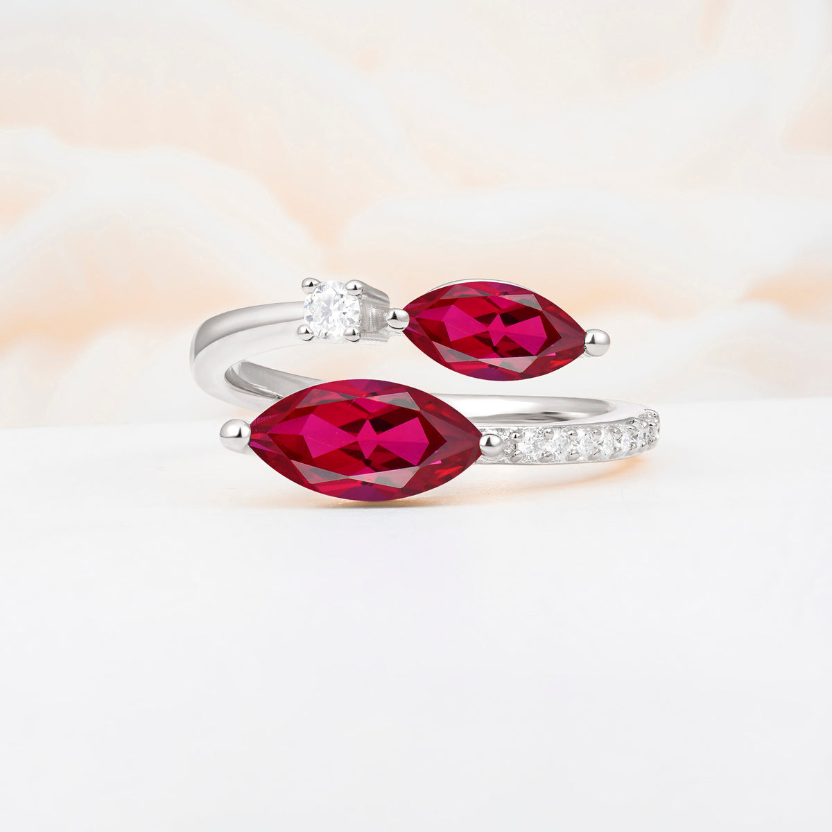 SR06737 Ruby Ring - Additional view