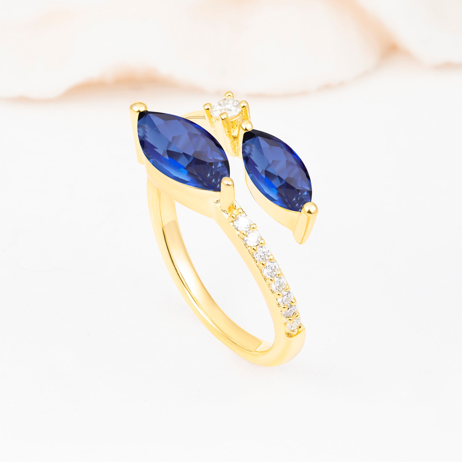 SR06737 Sapphire Ring - Additional view
