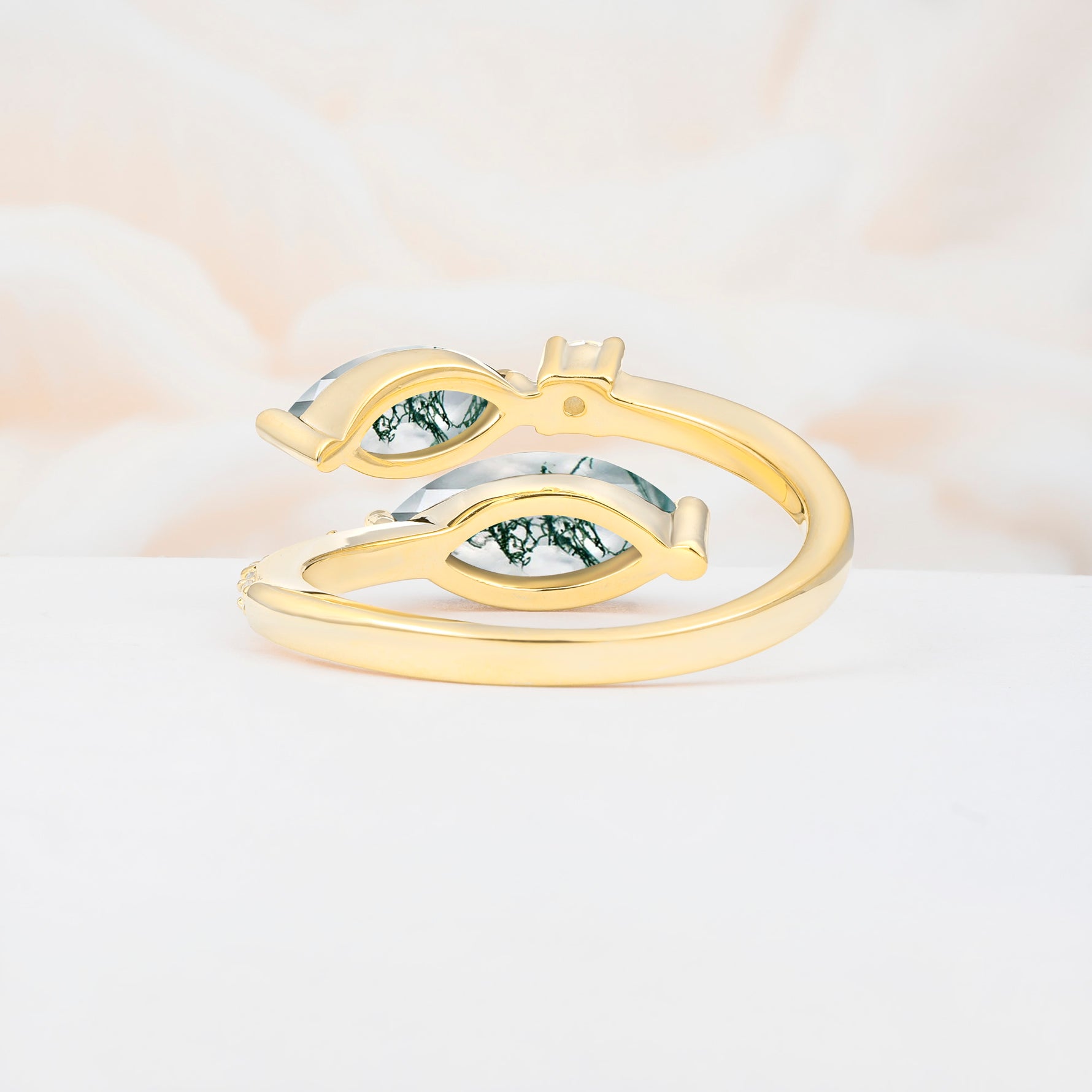 SR06737 Moss Agate Ring - Additional view