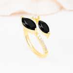 SR06737 Black Onyx Ring - Additional view