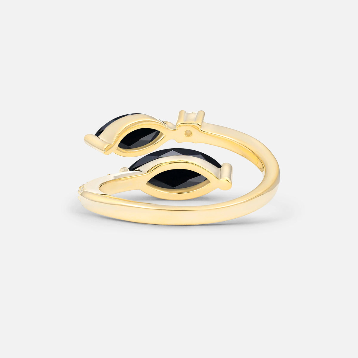 SR06737 Black Onyx Ring - Additional view