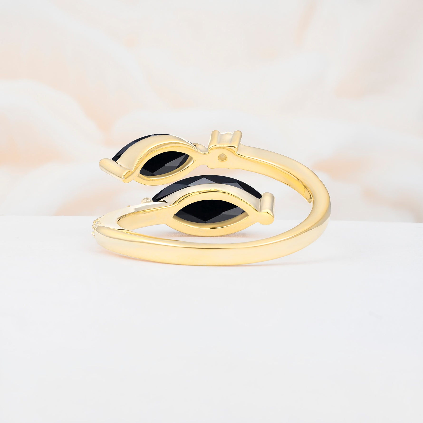 SR06737 Black Onyx Ring - Additional view