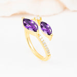 SR06737 Amethyst Ring - Additional view