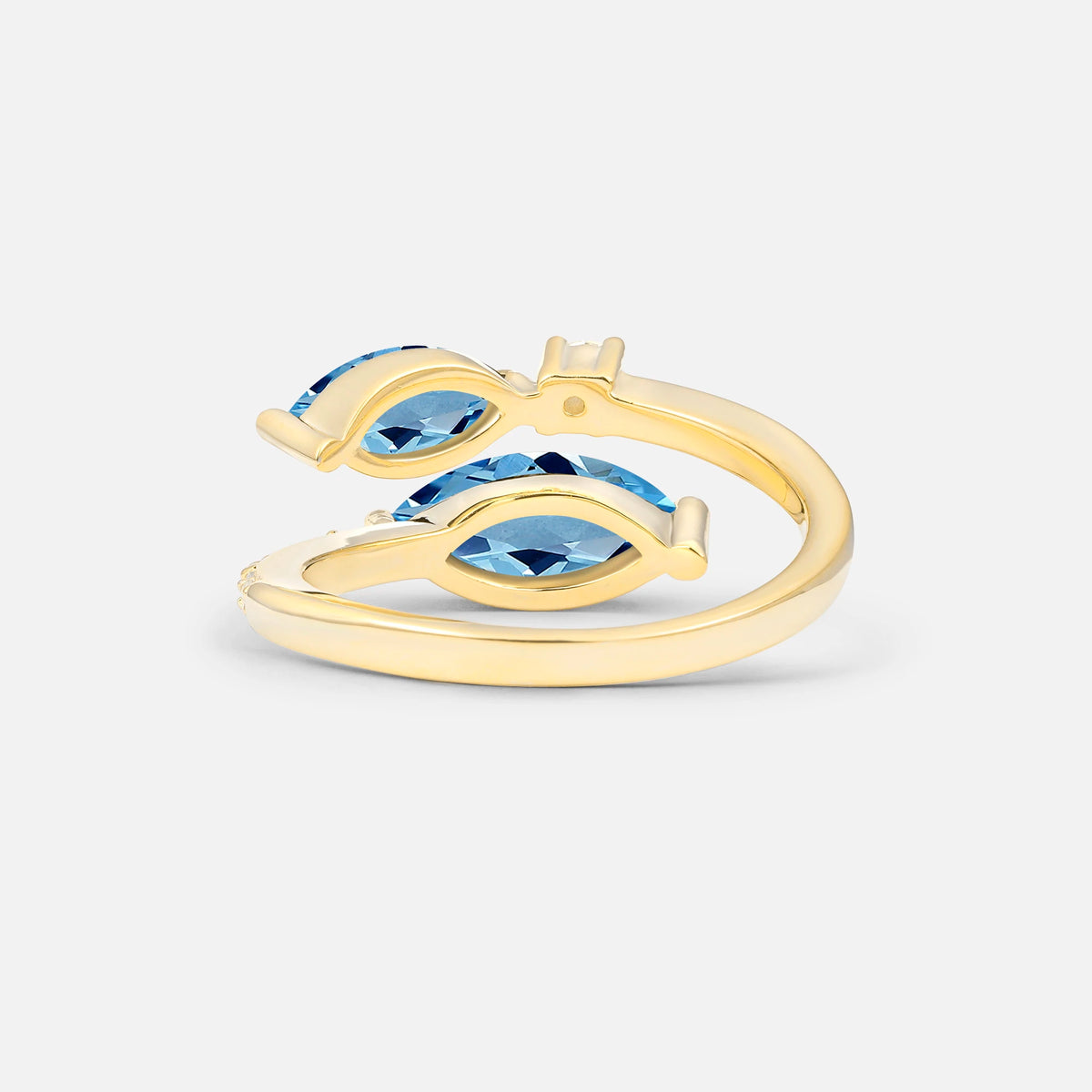 SR06737 Aquamarine Ring - Additional view