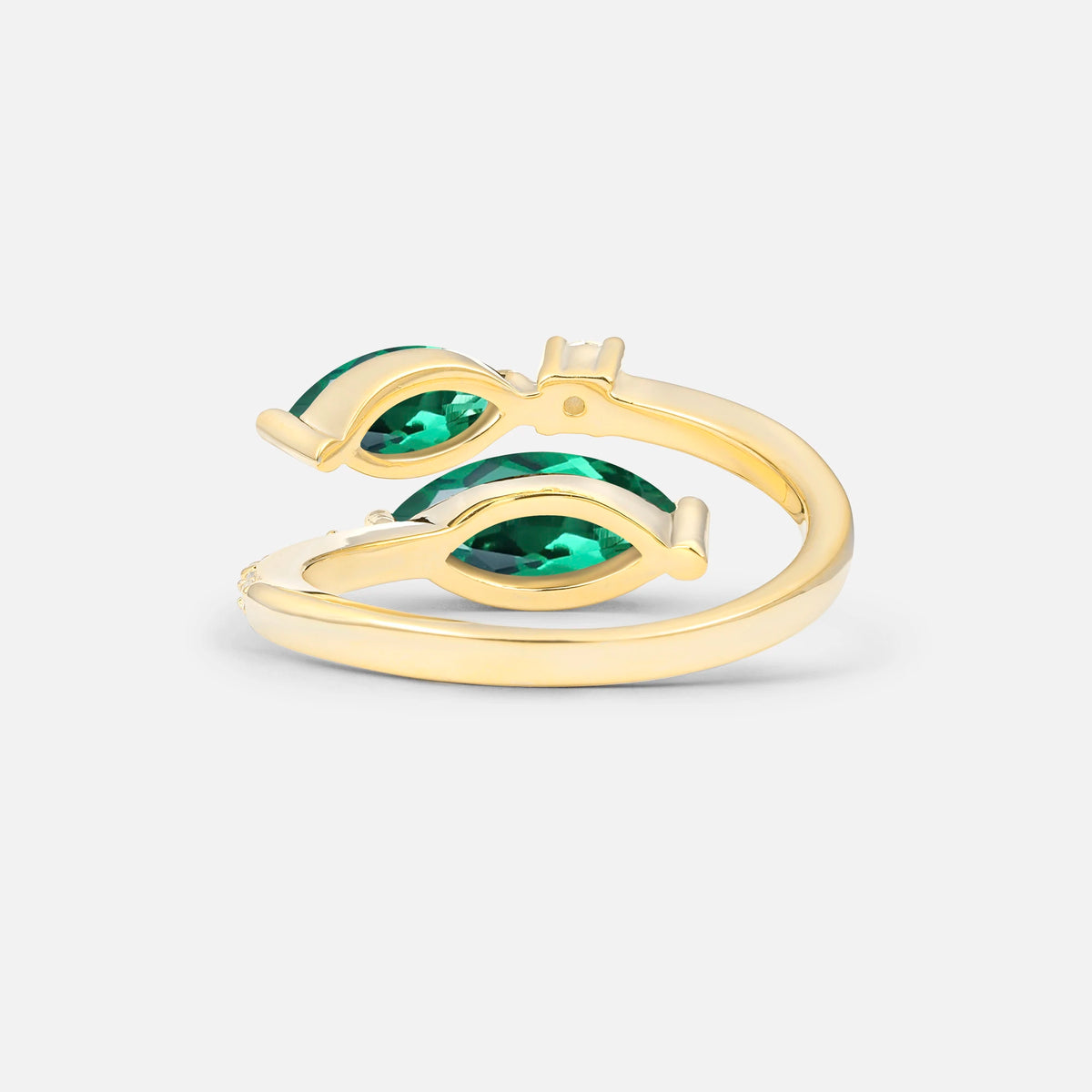 SR06737 Emerald Ring - Additional view