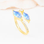 SR06737 Moonstone Ring - Additional view
