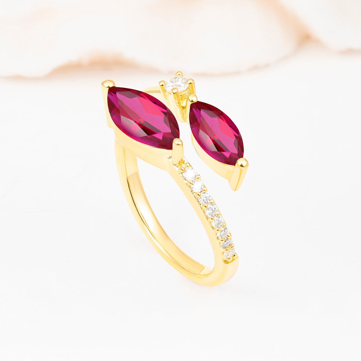 SR06737 Ruby Ring - Additional view
