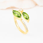 SR06737 Peridot Ring - Additional view