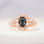 SR06742 Black Rutilated Quartz Ring - Additional view