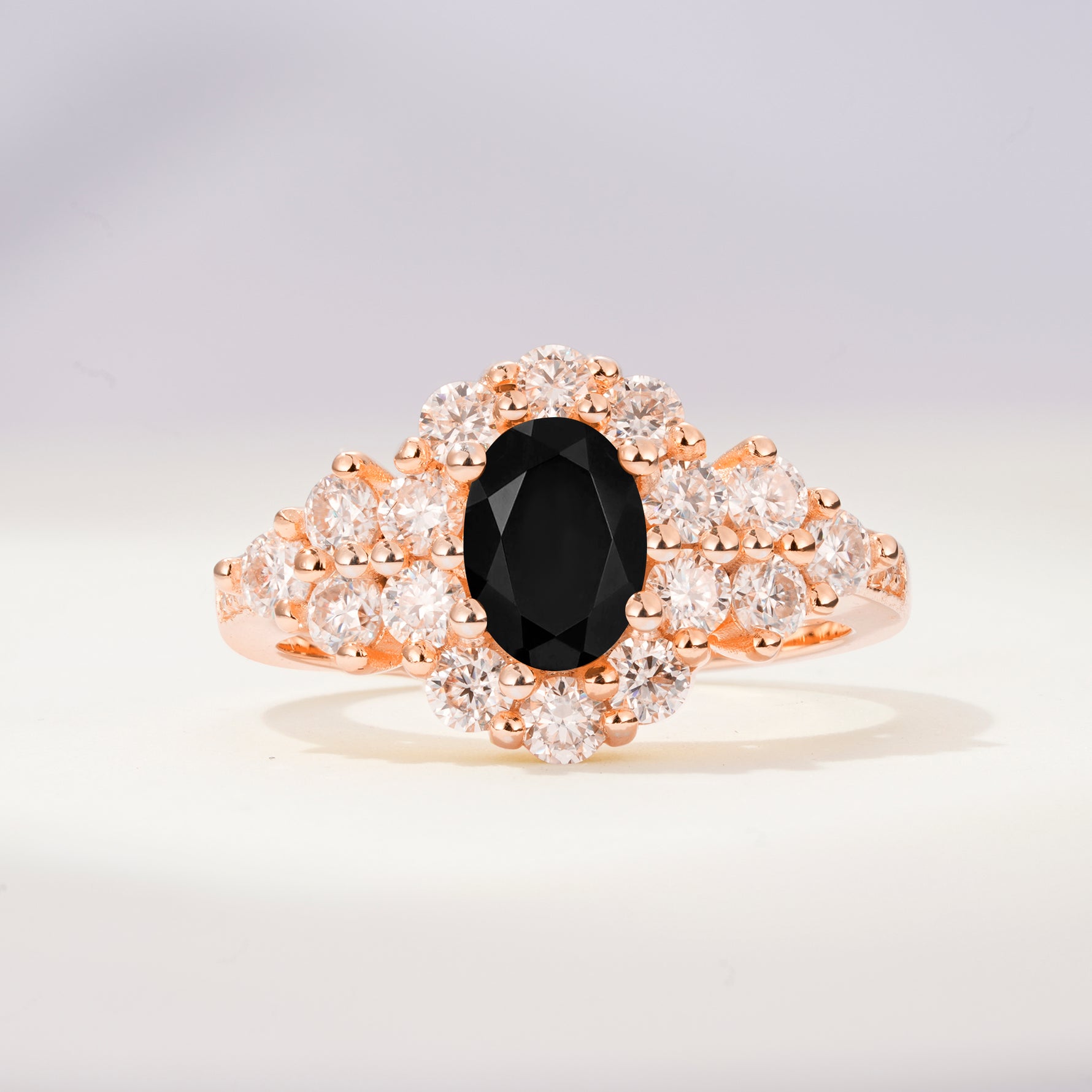 SR06742 Black Onyx Ring - Additional view
