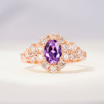 SR06742 Amethyst Ring - Additional view