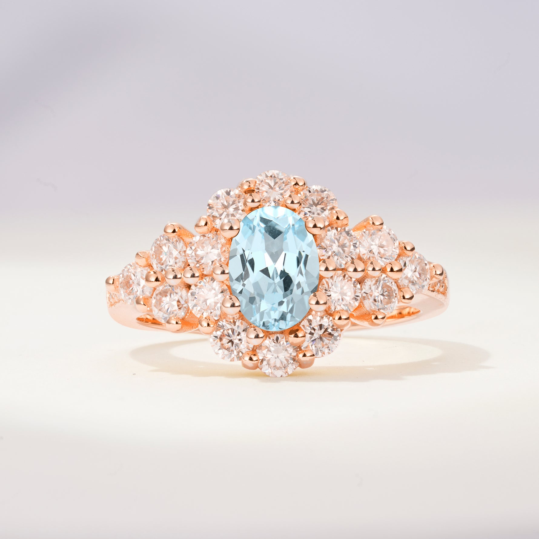 SR06742 Aquamarine Ring - Additional view