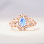 SR06742 Moonstone Ring - Additional view