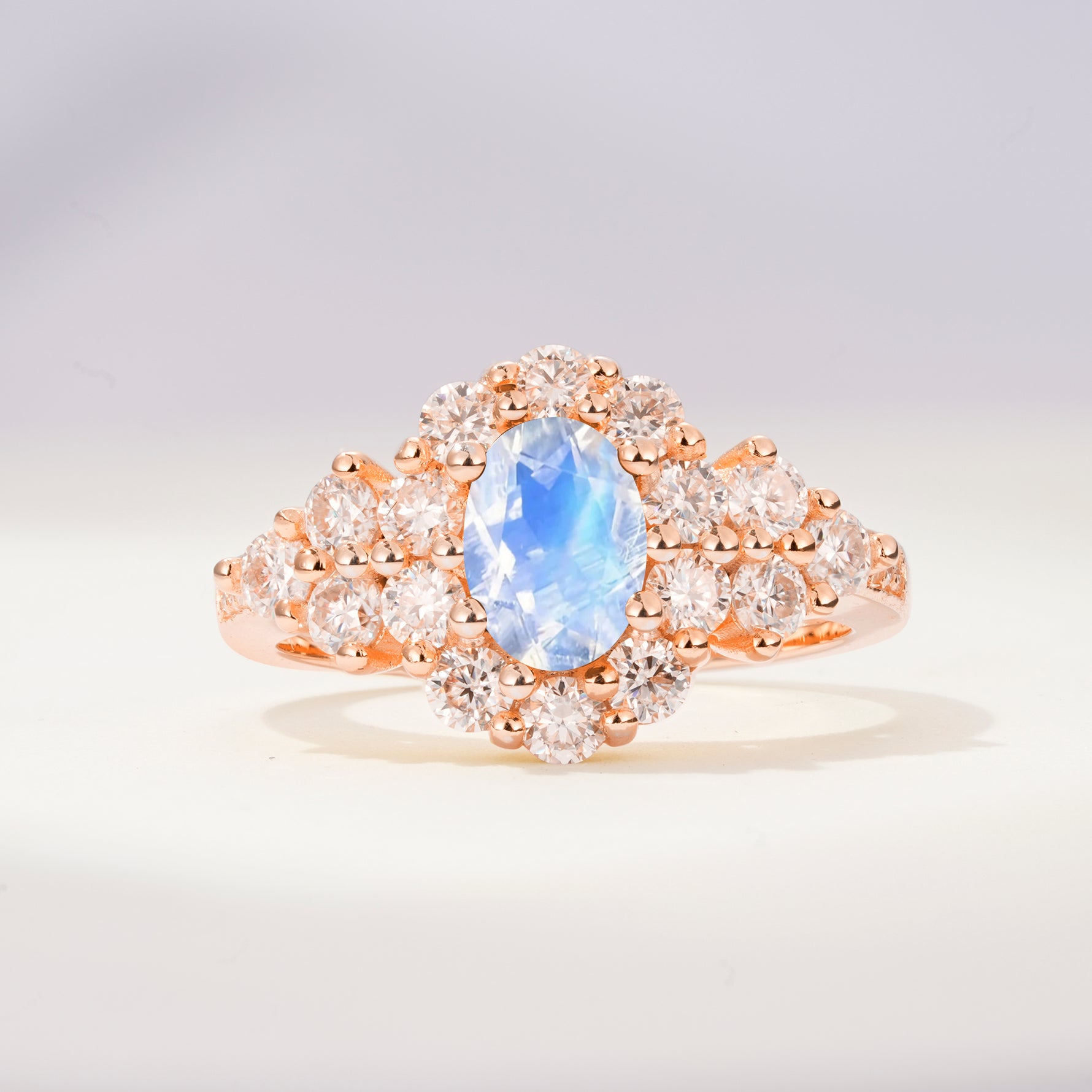 SR06742 Moonstone Ring - Additional view