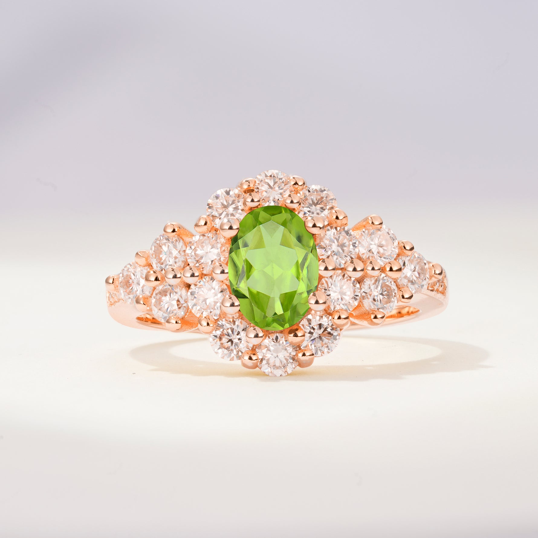 SR06742 Peridot Ring - Additional view